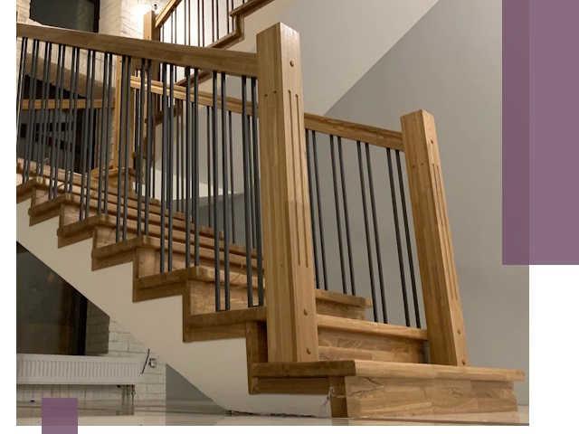 Реставрация деревянных и металлических лестниц в Владимире