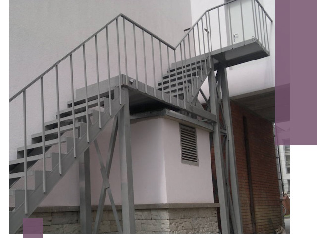 Монтаж пожарных лестниц под ключ в Владимире с гарантией качества