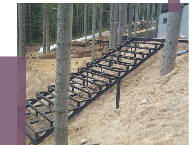 Монтаж металлических лестниц в Владимире от 13747 руб. 