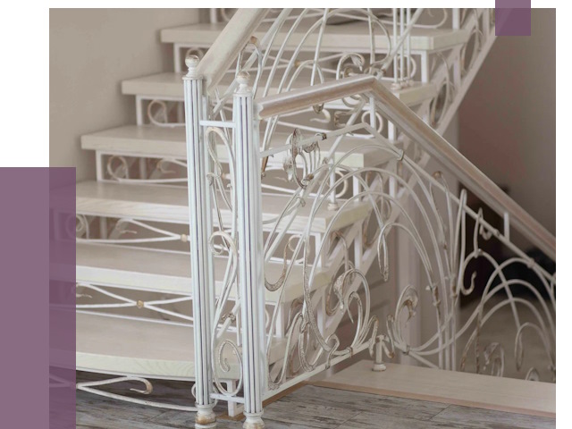 Изготовление кованых лестниц на заказ в Владимире от 88188 руб. | ПРОЛЁТ-Вдм