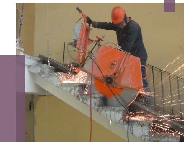 Демонтаж бетонных лестниц в Владимире от 4669 руб. за м2 | ПРОЛЁТ-Вдм