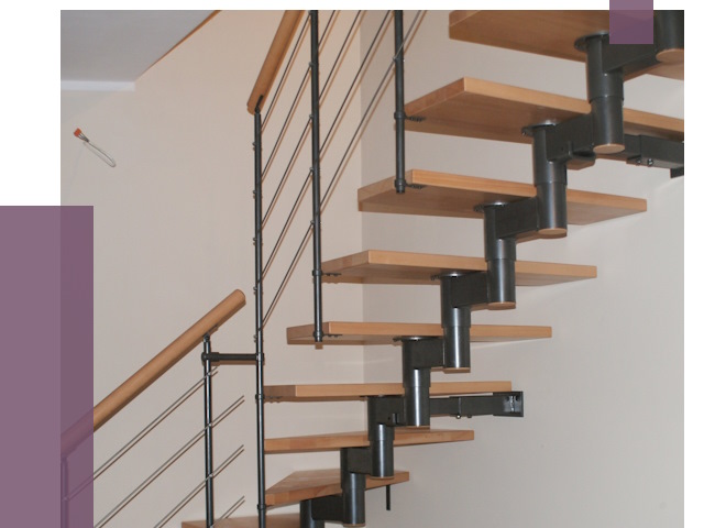 Изготовление модульных лестниц в Владимире от 11672 руб. 