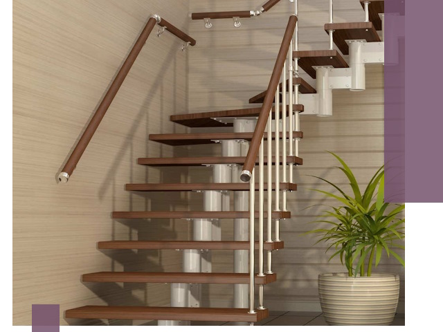 Изготовление модульных лестниц под ключ в Владимире