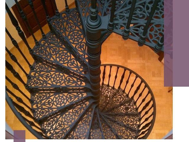 Винтовые лестницы под ключ в Владимире: производство и монтаж