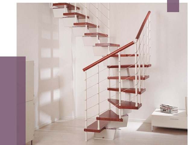 Изготовление лестниц на больцах в Владимире от 9856 руб. | ПРОЛЁТ-Вдм