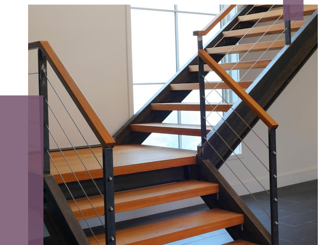 Изготовление лестниц на металлокаркасе в Владимире от 19194 руб. | ПРОЛЁТ-Вдм