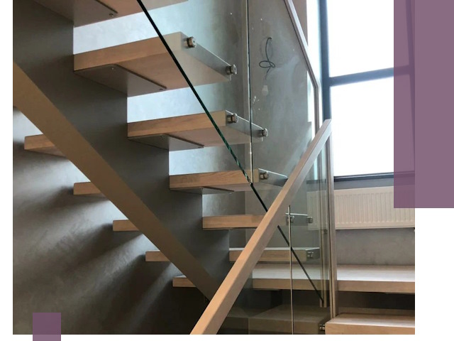 Изготовление лестниц на монокосоуре в Владимире с монтажом и гарантией