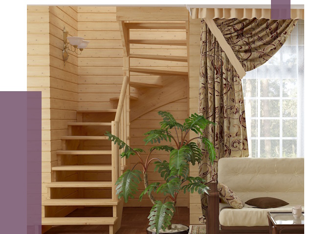 Лестницы для дачи в Владимире от 77034 руб.  | ПРОЛЁТ-Вдм