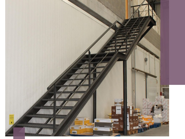 Лестницы для производства в Владимире — изготовление и монтаж