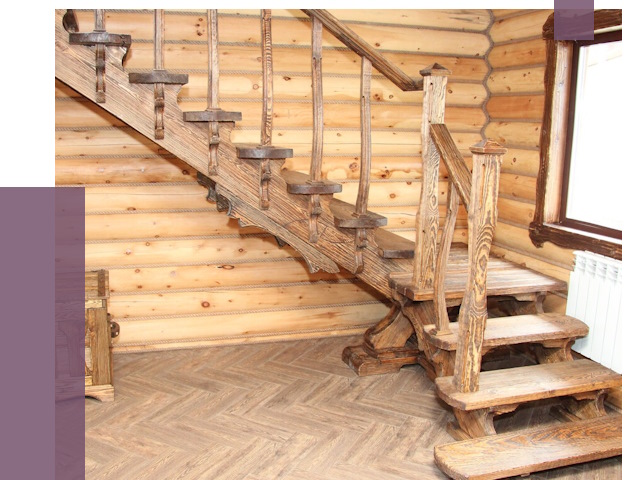 Лестницы в баню в Владимире от 19401 руб. — изготовление | ПРОЛЁТ-Вдм