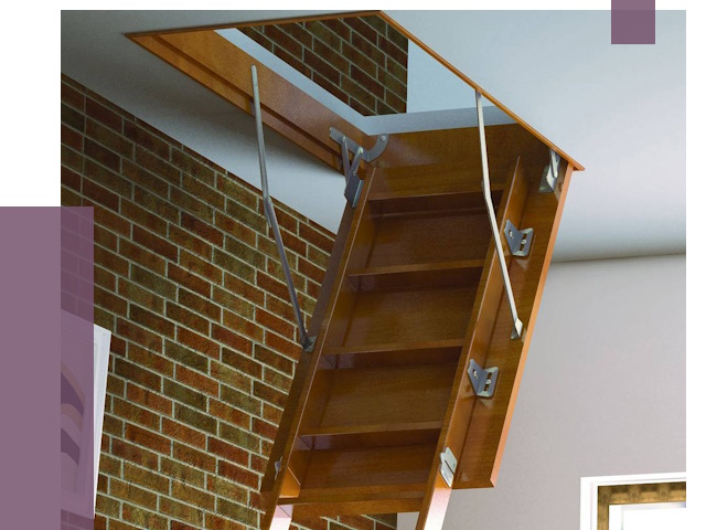 Установка чердачной лестницы в Владимире от 7937 руб. | ПРОЛЁТ-Вдм