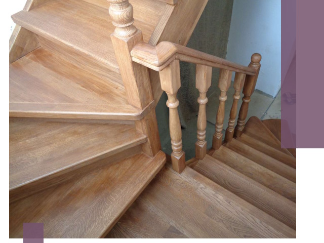 Дубовые лестницы под ключ в Владимире: изготовление и монтаж