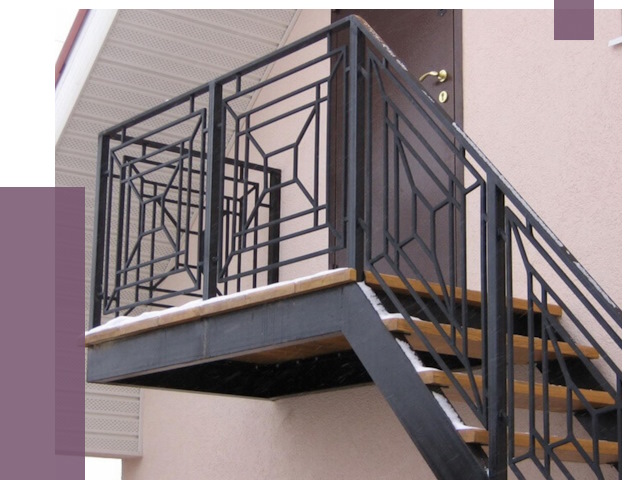 Металлические перила в Владимире от 4358 руб.  | ПРОЛЁТ-Вдм