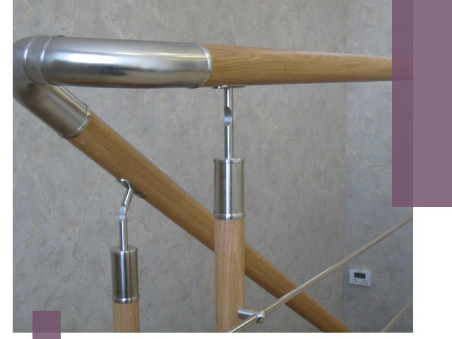 Комбинированные перила на заказ в Владимире — монтаж и производство