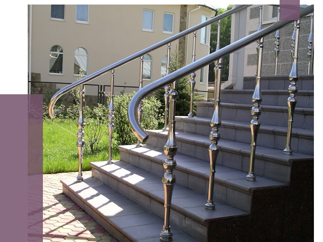 Перила для крыльца в Владимире от 10894 руб. — монтаж ПРОЛЁТ-Вдм