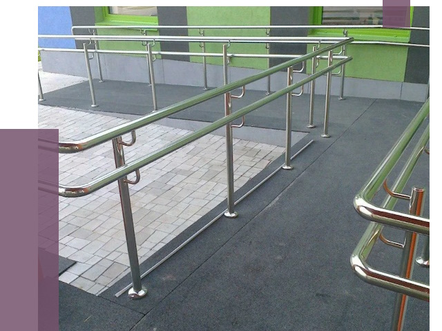 Ограждения пандусов в Владимире от 4409 руб. монтаж | ПРОЛЁТ-Вдм