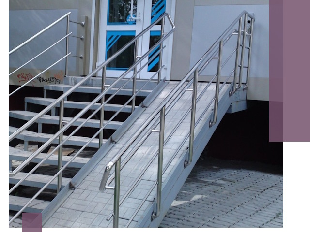 Пандус на крыльцо под ключ в Владимире: монтаж и изготовление