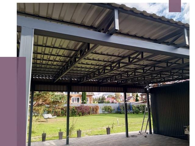 Монтаж навесов в Владимире от 7470 руб. — установка навеса | ПРОЛЁТ-Вдм