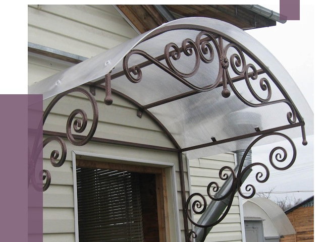 Изготовление козырьков в Владимире от 7470 руб. — заказать | ПРОЛЁТ-Вдм