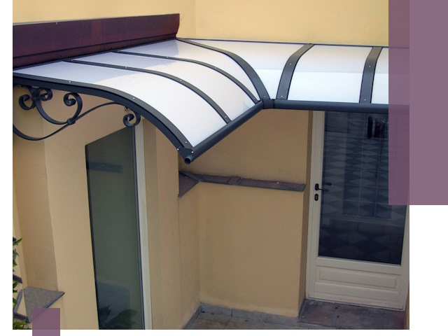 Монтаж козырьков любой сложности в Владимире под ключ