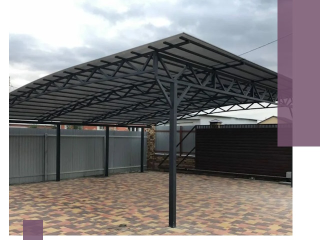 Недорогие навесы под ключ в Владимире — изготовление и монтаж