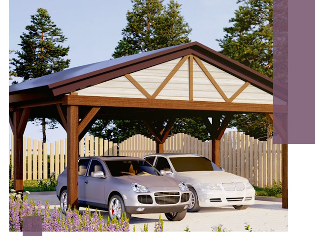 Навесы для автомобиля в Владимире — изготовление и монтаж