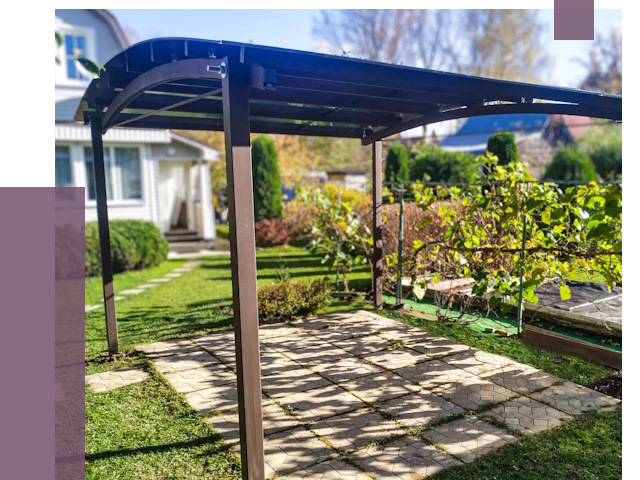 Навесы для дачи в Владимире от 12917 руб. под ключ — ПРОЛЁТ-Вдм