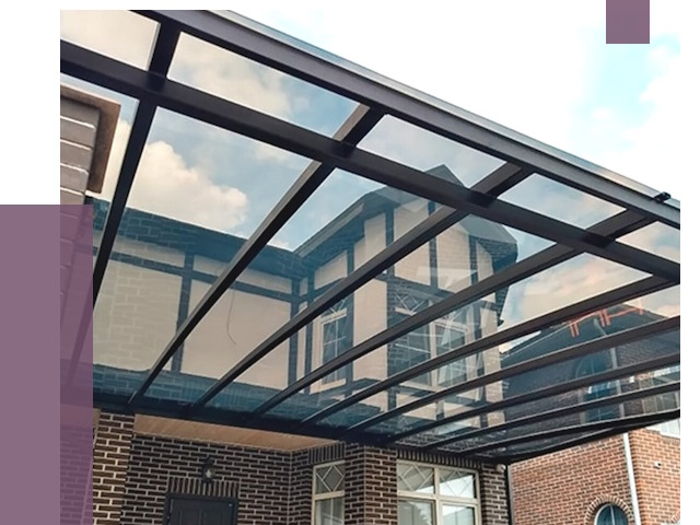 Навесы из поликарбоната в Владимире от 8736 руб. под ключ — ПРОЛЁТ-Вдм