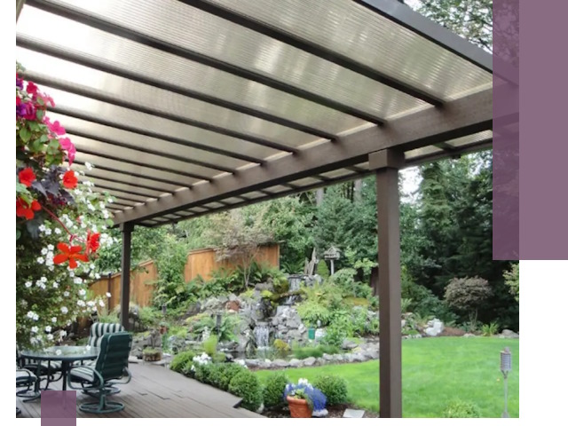 Навесы из поликарбоната под ключ в Владимире быстро и надёжно