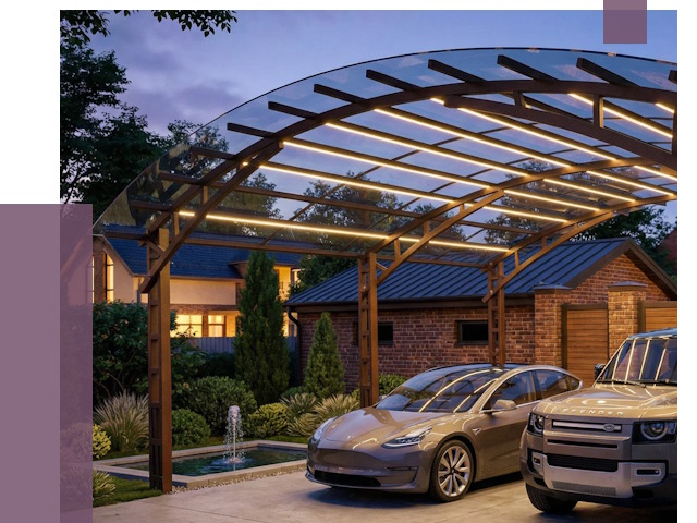 Металлические навесы в Владимире от 12865 руб. под ключ — ПРОЛЁТ-Вдм