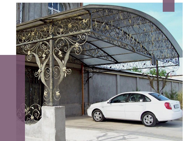 Кованые навесы в Владимире от 14784 руб. | ПРОЛЁТ-Вдм