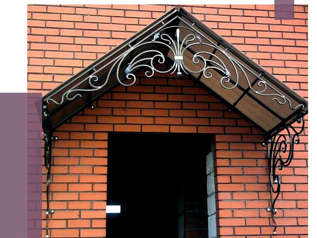 Металлические козырьки в Владимире от 10842 руб. 