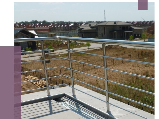 Парапеты из нержавеющей стали в Владимире от 8093 руб. за м² | ПРОЛЁТ-Вдм