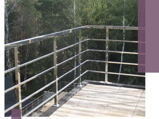 Парапеты из нержавеющей стали в Владимире — изготовление и монтаж