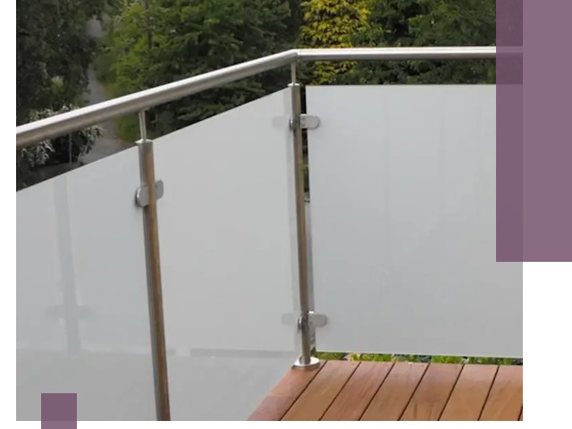 Алюминиевые парапеты для балконов и террас в Владимире