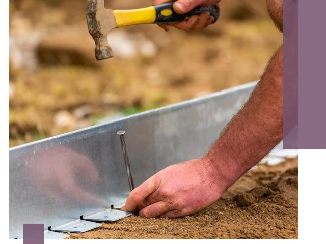 Монтаж металлических бордюров в Владимире быстро и качественно