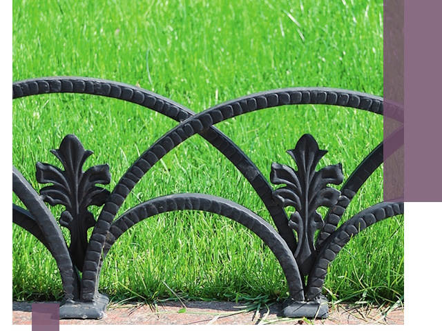 Декоративные металлические бордюры под ключ в Владимире