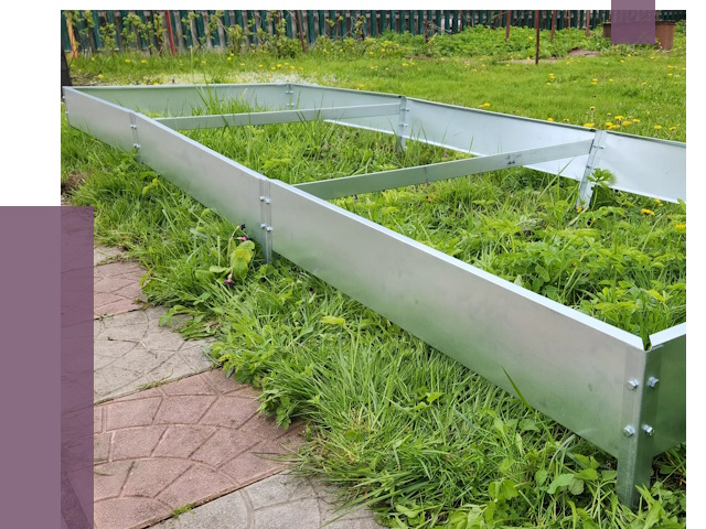 Металлические бордюры для грядок в Владимире от 1816 руб. 