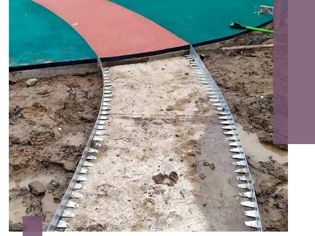 Металлические бордюры для дорожек в Владимире — монтаж и изготовление