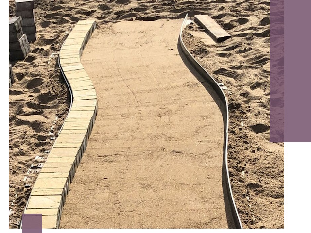 Металлические бордюры для тротуаров в Владимире — прочные и долговечные