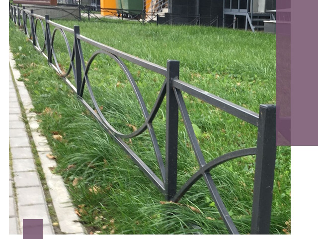 Газонные ограждения из металла в Владимире — монтаж и продажа