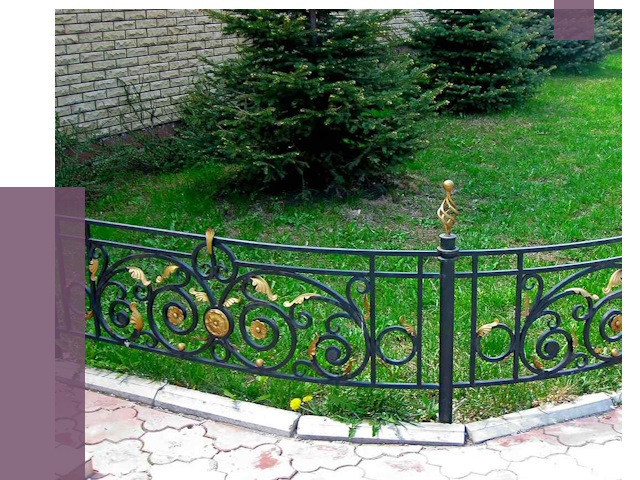 Кованые газонные ограждения в Владимире от 7729 руб. — ПРОЛЁТ-Вдм