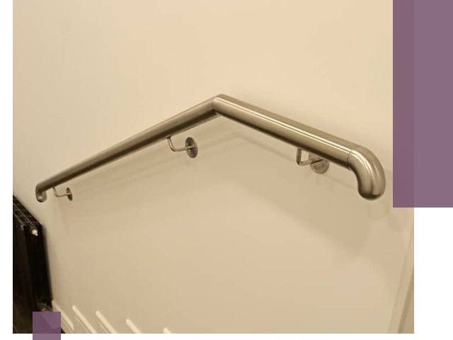 Изготовление пристенных поручней в Владимире под ключ за сроки