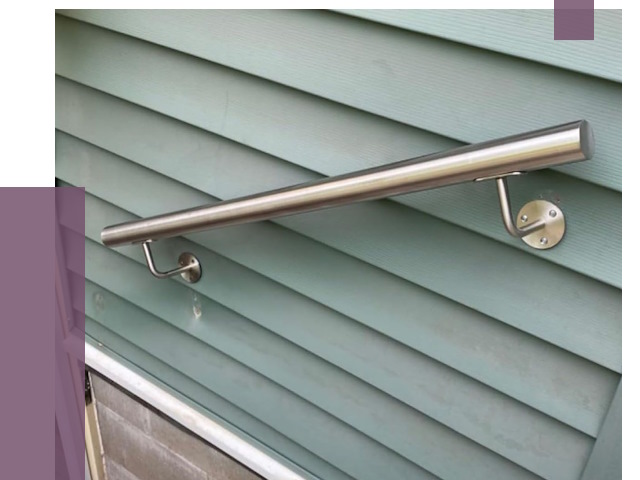 Поручни из нержавеющей стали в Владимире от 7781 руб.  | ПРОЛЁТ-Вдм